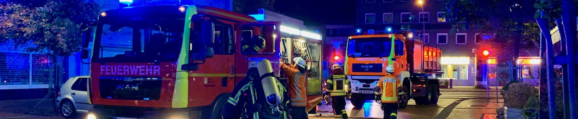 Einsatz Freiwillige Feuerwehr in der Innenstadt