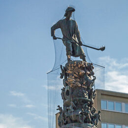 Das Monument zur Stadtgeschichte.