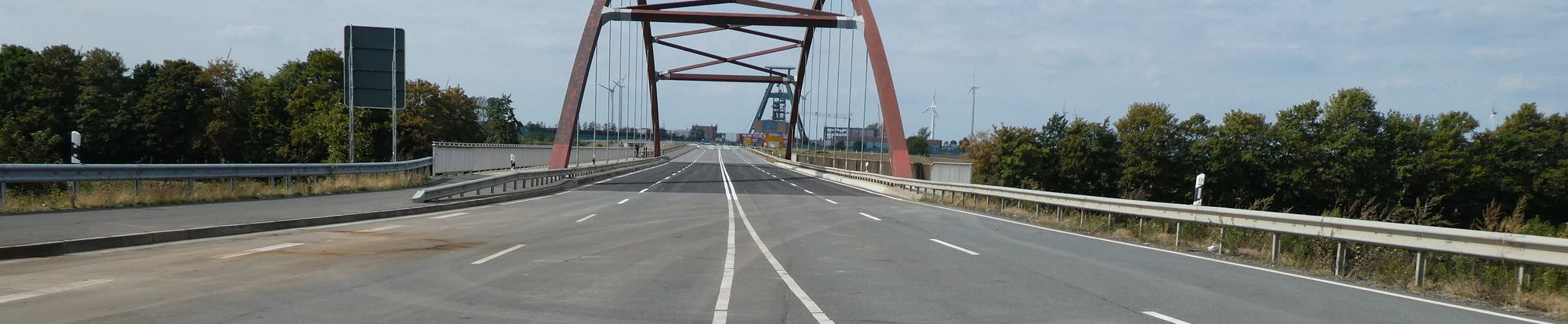 Die Sanierungsarbeiten an der Stabbogenbrücke sind abgeschlossen.