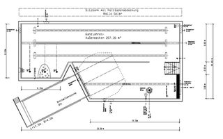 Planungsentwurf für das Außenbecken.