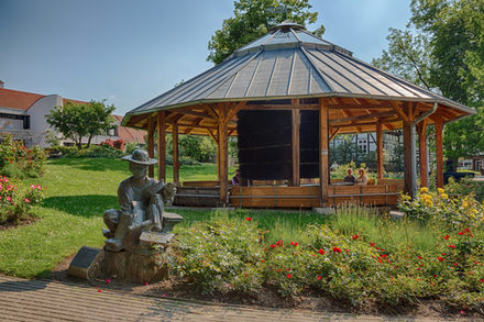 Gradierpavillon in Salzgitter-Bad.