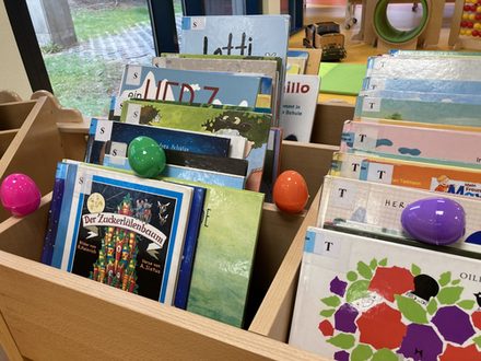 Eine besondere Osterüberraschung hat sich die Stadtbibliothek in der Karwoche vom 11. bis 16. April für die Kinder ausgedacht.