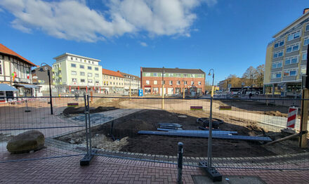 Bild der Baustelle in Salzgitter-Bad