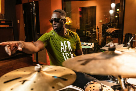 Als Dozent beim Drummermeeting dabei: Larnell Lewis (Kanada)