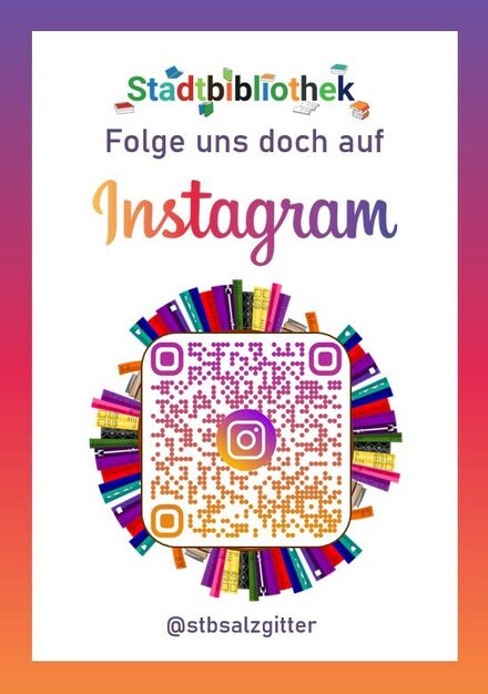 QR-Code zur Instagramseite der Stadtbibliothek