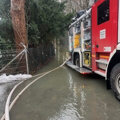 Die Berufsfeuerwehr der Stadt Salzgitter war in mehreren Stadtteilen im Einsatz.