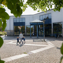 Stadtbibliothek in Salzgitter-Lebenstedt.