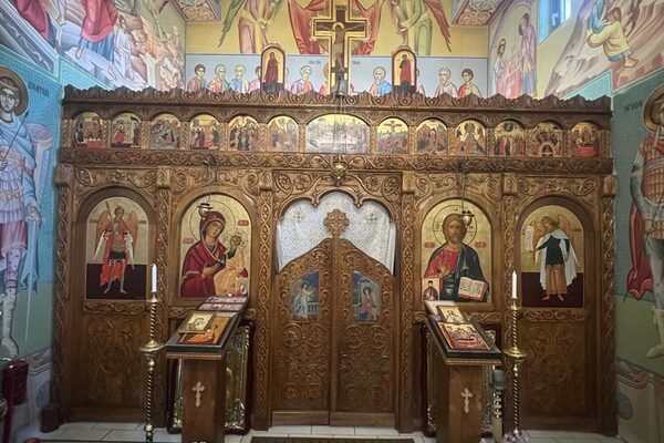 Das Innere der rumanisch-orthodoxen Kirche in Lebenstedt