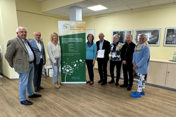 Bild des Besuches bei der Hospizinitiative
