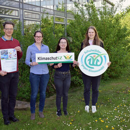 Das städtische Team des Klimaschutzes hat sich neu aufgestellt (von links): Jan Holzenbecher, Brigitte Reinefeld, Katharina Migyu und Viviane Bröker.