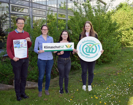 Das städtische Team des Klimaschutzes hat sich neu aufgestellt (von links): Jan Holzenbecher, Brigitte Reinefeld, Katharina Migyu und Viviane Bröker.