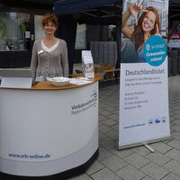 Deutschlandticket und noch viel mehr: Am Stand des Verkehrsverbundes Großraum Braunschweig.