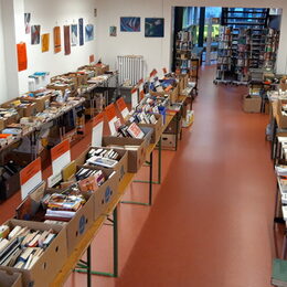 Bücherflohmarkt in der Stadtbibliothek