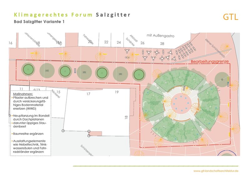 Planung Klimagerechtes Forum Salzgitter-Bad